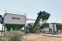 موقع تركيب مصنع الأسفلت SINOSUN في الصومال